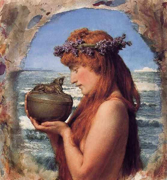 Pastimes In Ancient Egyupe 3000 Years Ago Oil Painting by Sir Lawrence Alma-Tadema