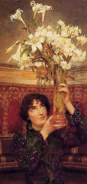 A Flag of Truce Oil Painting by Sir Lawrence Alma-Tadema