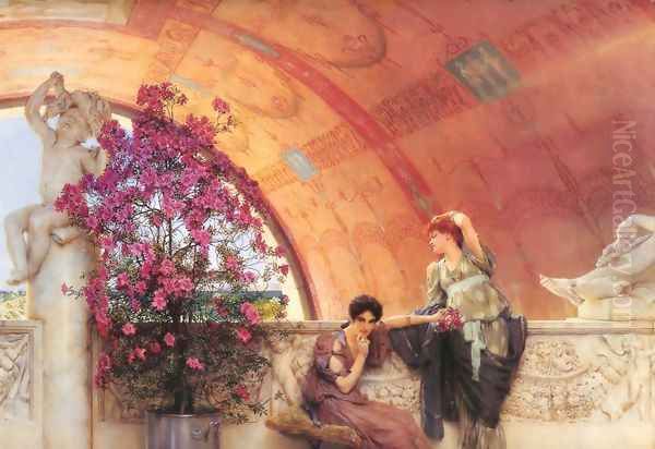 Unconscious Rivals, 1893 Oil Painting by Sir Lawrence Alma-Tadema