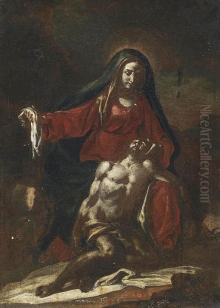 The Pieta Oil Painting by Francesco Solimena