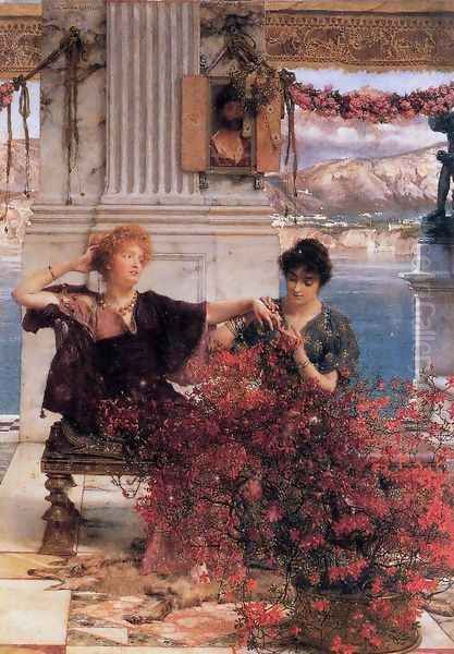 Love's Jewelled Fetter Oil Painting by Sir Lawrence Alma-Tadema