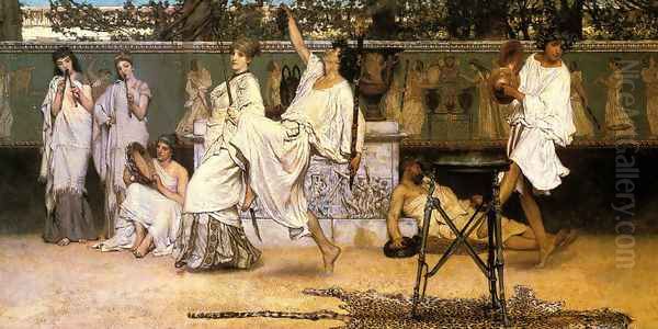 Bacchanale Oil Painting by Sir Lawrence Alma-Tadema