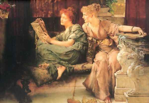 Comparisons Oil Painting by Sir Lawrence Alma-Tadema