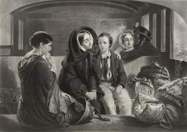 The Departure (second Class) Oil Painting by Abraham Solomon