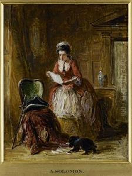 The Billet-doux Oil Painting by Abraham Solomon