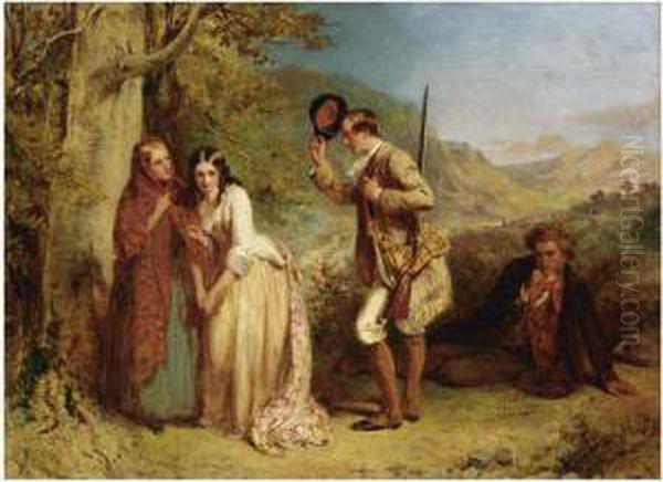 The Valour Of Love Oil Painting by Abraham Solomon