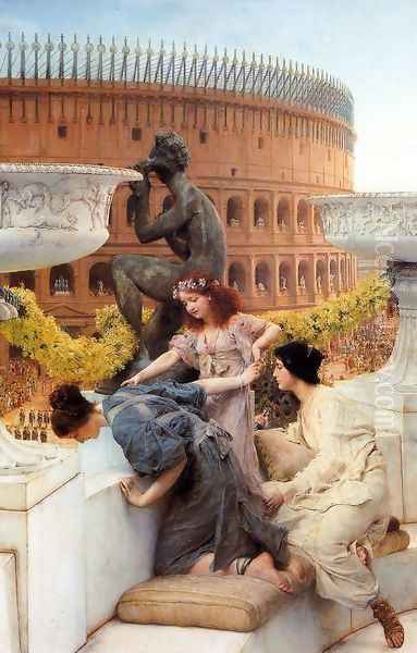 The Colosseum Oil Painting by Sir Lawrence Alma-Tadema