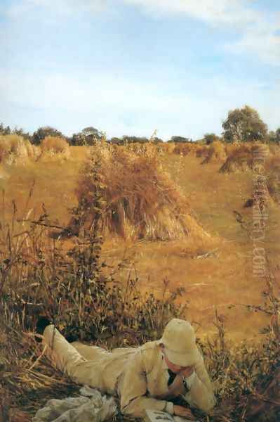 Ninety Four In The Shade 1876 Oil Painting by Sir Lawrence Alma-Tadema