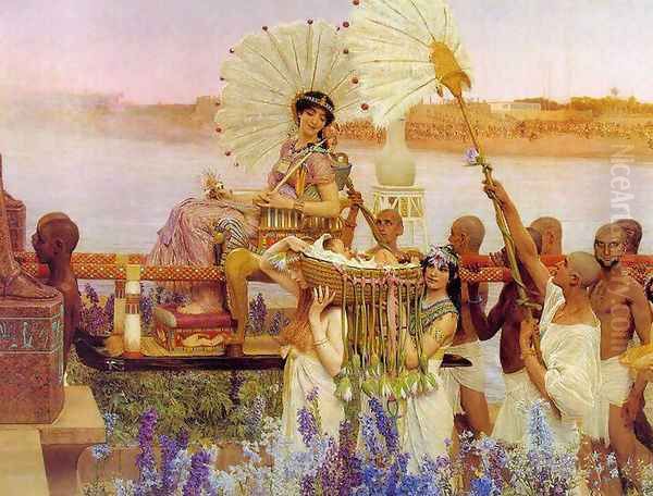 The Finding of Moses Oil Painting by Sir Lawrence Alma-Tadema