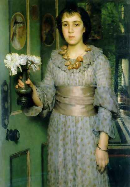 Portrait Of Anna Alma Tadema Oil Painting by Sir Lawrence Alma-Tadema