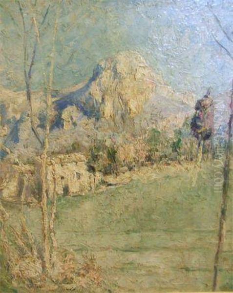 Southern France - French Alps Oil Painting by Richard Gay Somerset