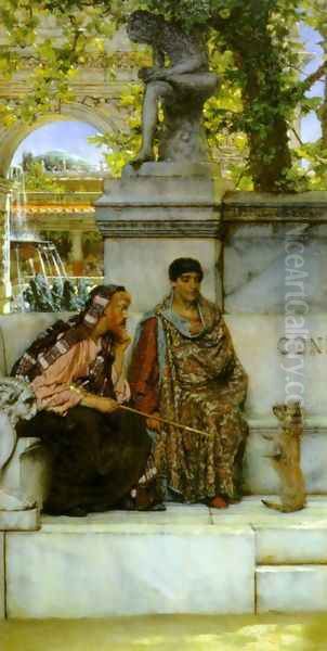 In the Time of Constantine Oil Painting by Sir Lawrence Alma-Tadema