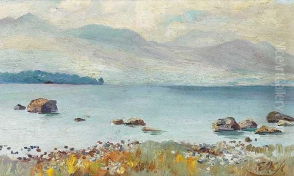 East Wind Oil Painting by Edith Oenone Somerville