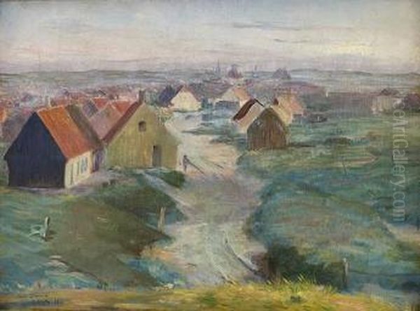 Skagen 1890 Oil Painting by Jacob Somme