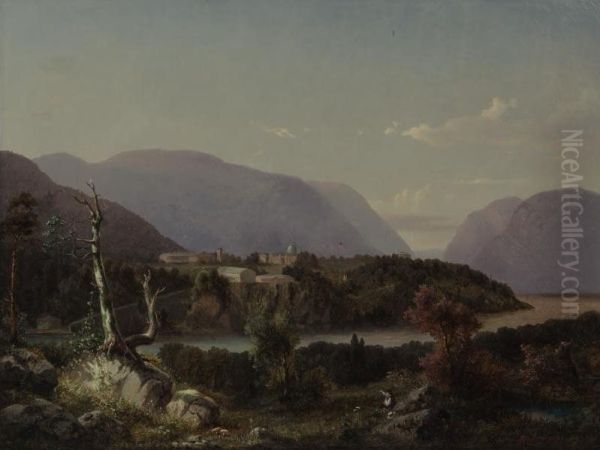 View Of West Point Oil Painting by Otto Sommer