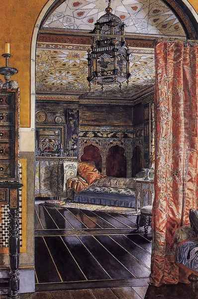 The Drawing Room at Townshend House Oil Painting by Sir Lawrence Alma-Tadema