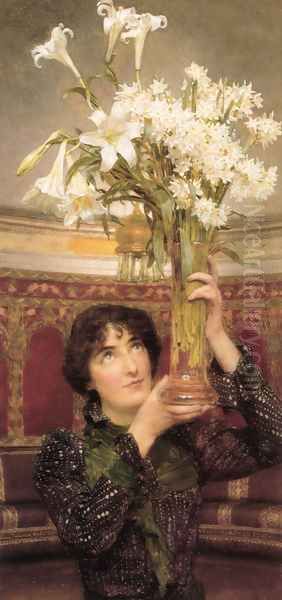 Flag Of Truce Oil Painting by Sir Lawrence Alma-Tadema