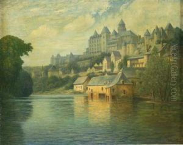 Uzerche Le Matin Oil Painting by Johannes Son