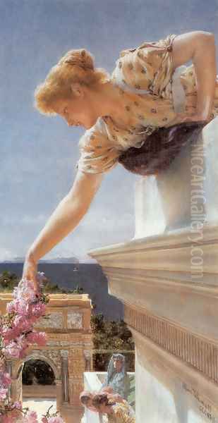 God Speed! Oil Painting by Sir Lawrence Alma-Tadema