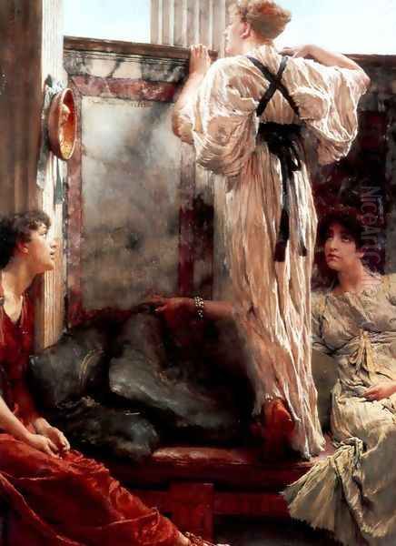 Who is it? Oil Painting by Sir Lawrence Alma-Tadema