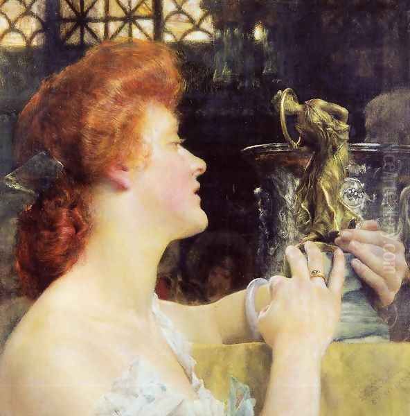 The Golden Hour Oil Painting by Sir Lawrence Alma-Tadema