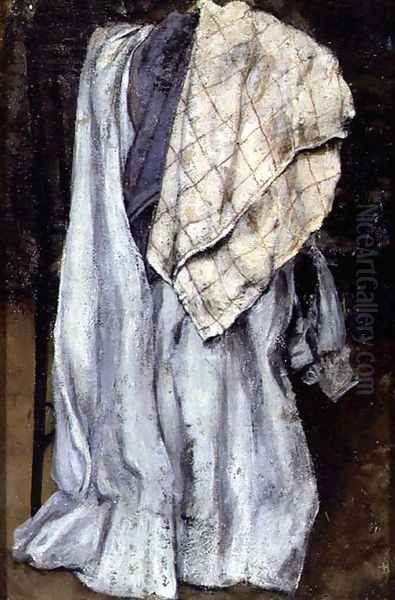 Study of Drapery Oil Painting by Sir Lawrence Alma-Tadema