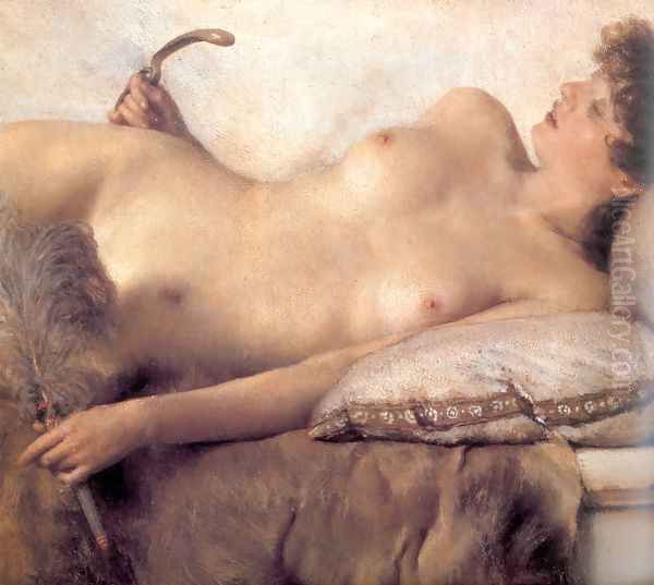 In the Tepidarium [detail] Oil Painting by Sir Lawrence Alma-Tadema