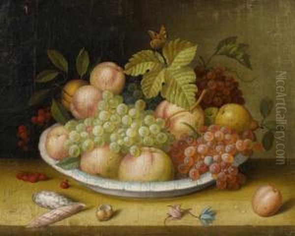 Still Life With Fruit Oil Painting by Isaak Soreau