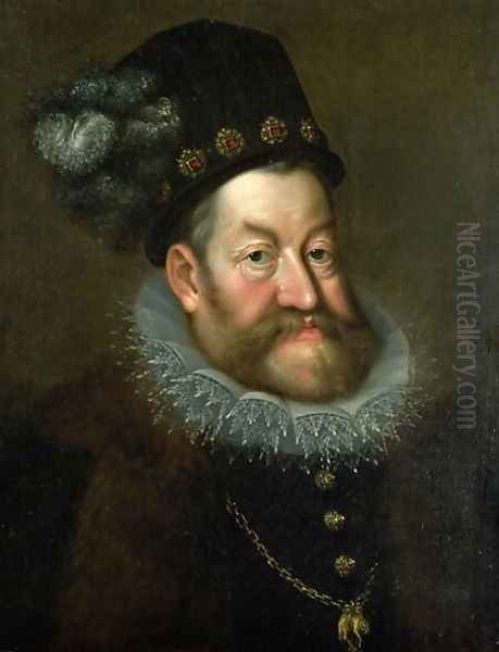 Rudolf II Oil Painting by Hans Von Aachen