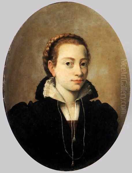 Self-Portrait Oil Painting by Sofonisba Anguissola