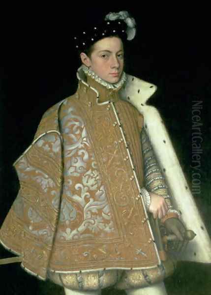 Alessandro Farnese Oil Painting by Sofonisba Anguissola