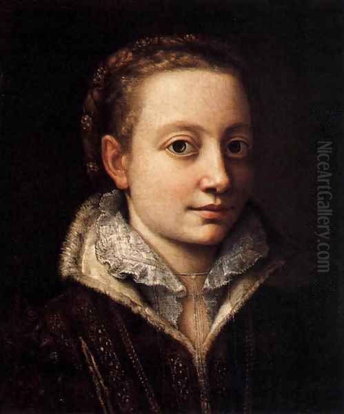 Portrait of Minerva Anguissola Oil Painting by Sofonisba Anguissola