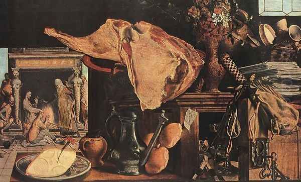 Still-life 1552 Oil Painting by Pieter Aertsen