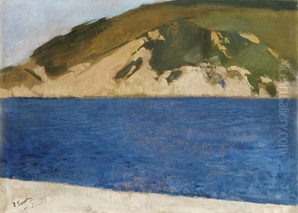 Monte Ula San Sebastian Oil Painting by Joaquin Sorolla Y Bastida