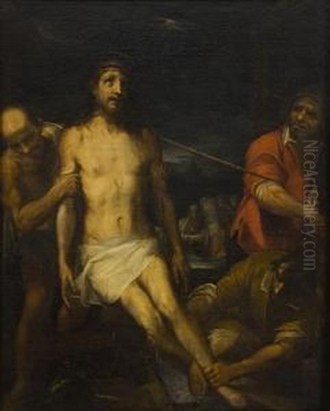 Flagellazione Di Cristo Oil Painting by Pietro Sorri