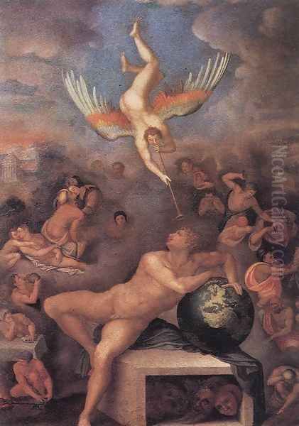 Allegory of Human Life 1570 Oil Painting by Alessandro Allori