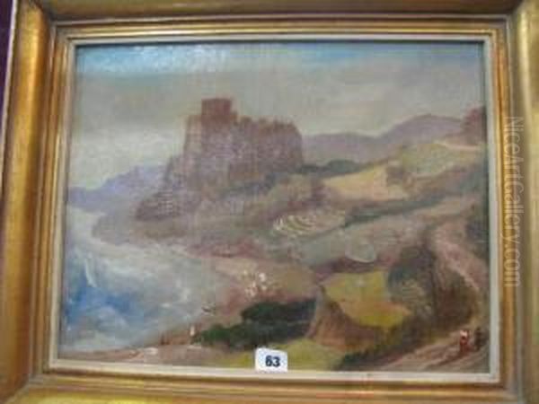 Forteresse Au Rivage Oil Painting by Maurice Soudan