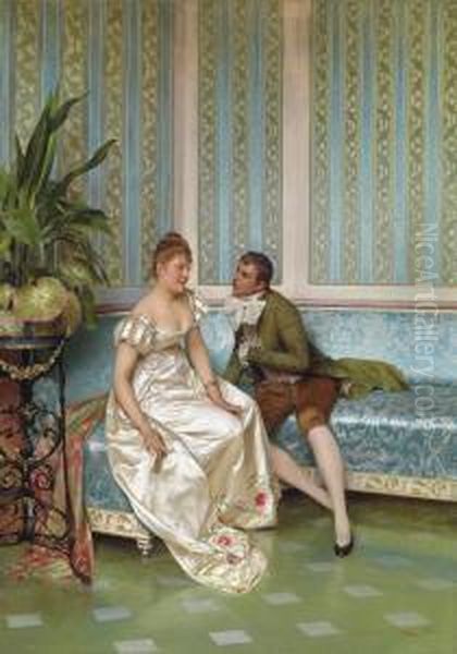 La Proposition Oil Painting by Frederic Soulacroix