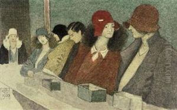 Matinee Oil Painting by Joseph Edward Southall