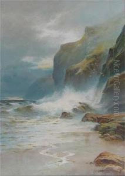 Coastal Landscape Oil Painting by Rubens A.J.N. Southey