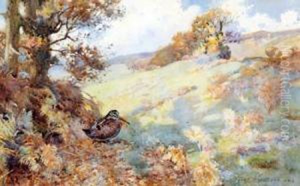 In The Shadow Of The Hedgerow Oil Painting by Frank Southgate