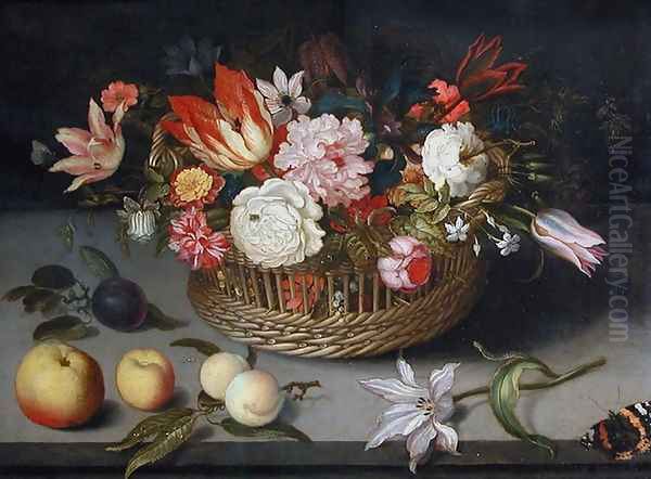 Trash flowers Oil Painting by Balthasar Van Der Ast