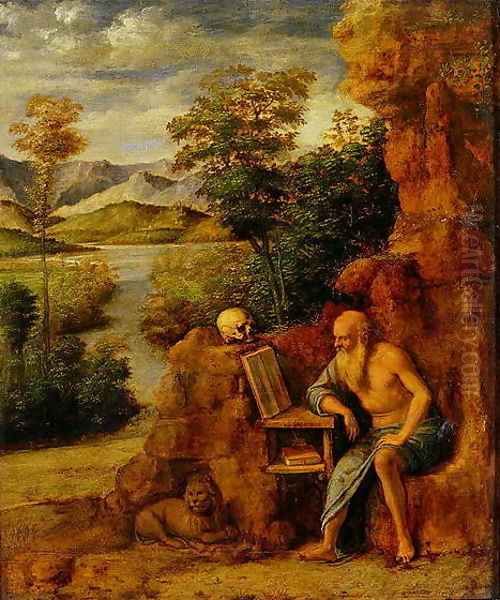 St Jerome 1500 Oil Painting by Balthasar Van Der Ast