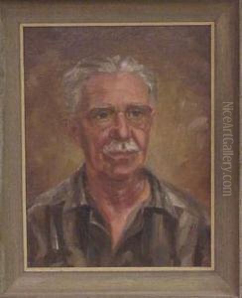 Portrait Of Bissell Phelps Smith Oil Painting by Jan Spanjaert