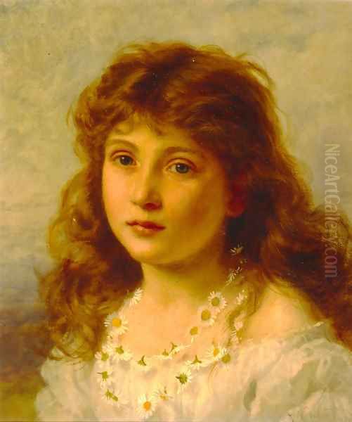 Young Girl Oil Painting by Sophie Gengembre Anderson