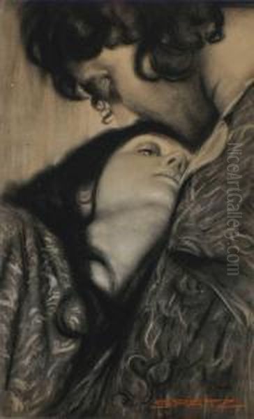 Tristan Und Isolde Oil Painting by Willy Spatz