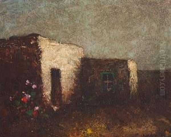 Abandoned Adobe, New Mexico Oil Painting by Will Speaks