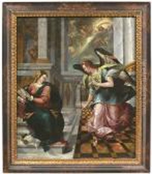 Speckaert, Hans . The Annunciation Oil Painting by Hans, Jan Speeckaert