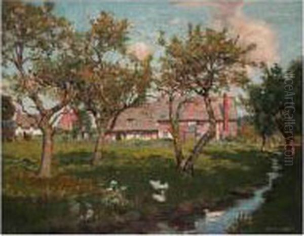 Summer Afternoon Oil Painting by Harry Spence