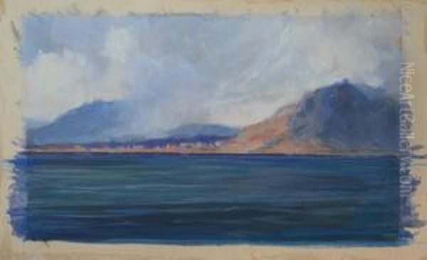 On The Ionian Sea Oil Painting by Thomas Ralph Spence